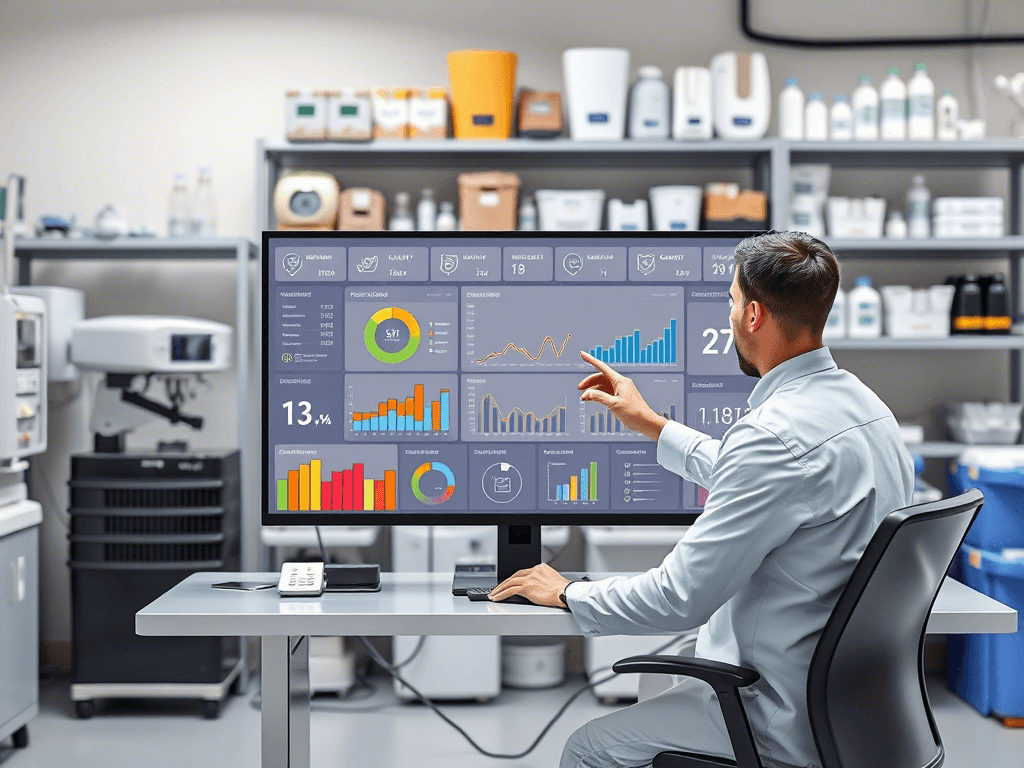 Medical manufacturers dashboard